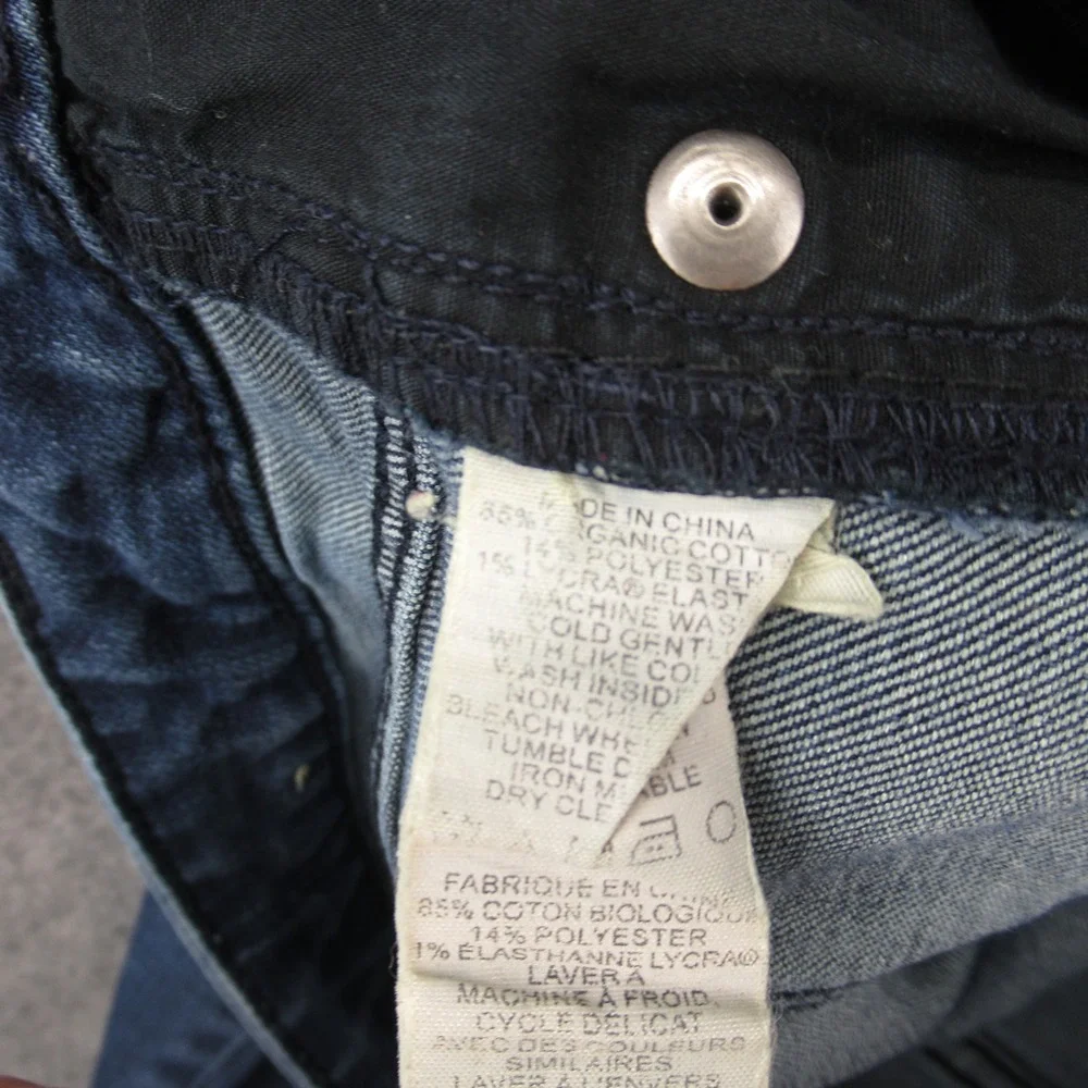 prAna Women's Size 6 28 Blue Denim Regular Seam Skinny Jeans - Picture 10 of 12